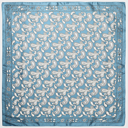 Classic Series - Pañuelo L36 Azul Oscuro Beige Bandana