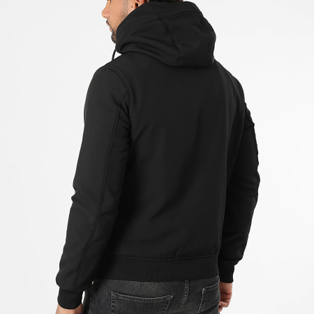 Kymaxx - Veste Capuche Zippée Noir