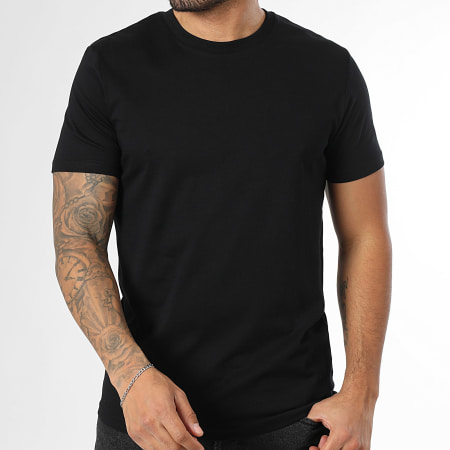 LBO - Pack de 5 camisetas 170 blanco beige jaspeado turquesa claro rosa negro