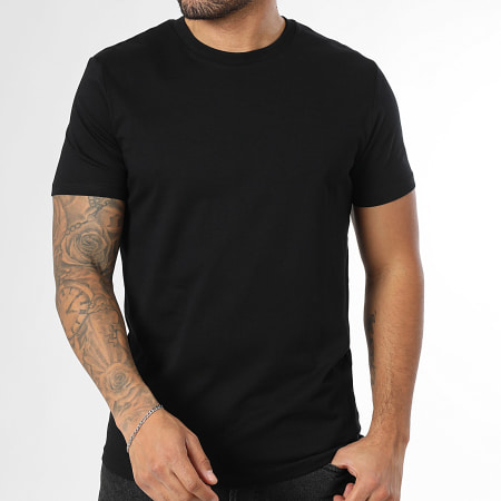 LBO - Lot De 5 Tee Shirts 170 Vert Bleu Marine Gris Anthracite Noir Blanc