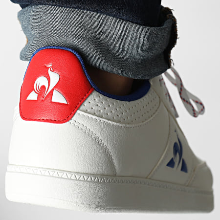 Le Coq Sportif - Baskets LCS Derby 1 2520538 Optical White Fiery Red
