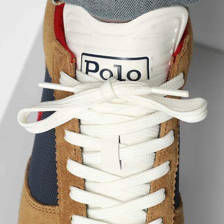 Polo Ralph Lauren - Sneakers Varick Tan Navy Red