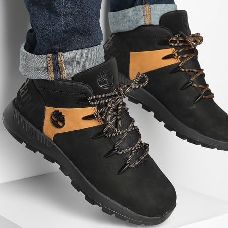 Timberland - Baskets Sprint Trekker Mid Lace A6DQD Black Nubuck