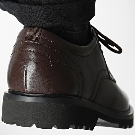 Clarks - Zapatos Berwick Lace Piel Marrón