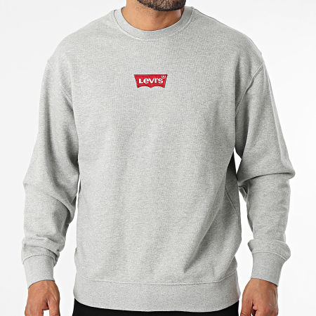 Levi's - Sweat Crewneck Relaxed Fit 38712 Gris Chiné