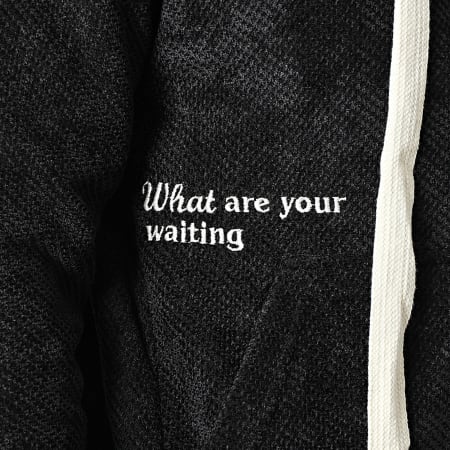 MTX - Ensemble Sweat Capuche Zippée Et Pantalon Cargo 268 Noir Chiné