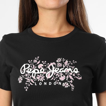 Pepe Jeans Nero Cotton Women T-Shirt main image 1