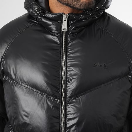 Schott NYC - Doudoune Capuche Collin 2 Noir