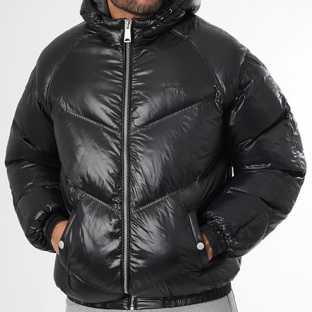 Schott NYC - Doudoune Capuche Collin 2 Noir