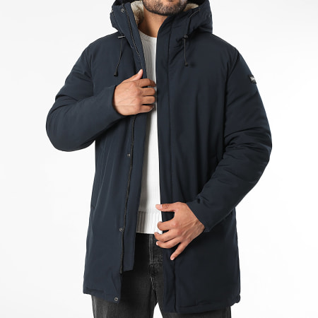 Schott NYC - Parka con capucha Eljin Azul marino
