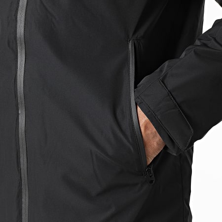 Jack And Jones - Parka Capuche Imperméable Brandon Noir