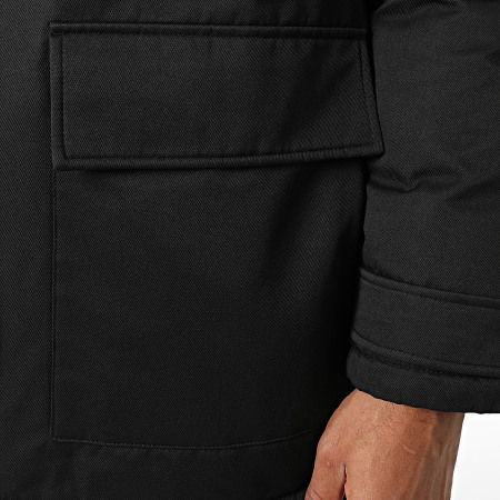 Jack And Jones - Parka Capuche Fourrure Charlie Noir