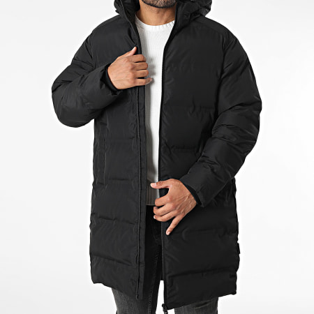 Jack And Jones - Doudoune Capuche Long Soho Noir