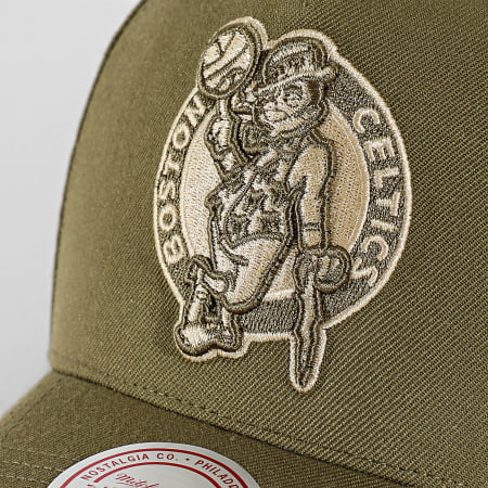 Mitchell and Ness - Casquette NBA Fashion Basic Pro Boston Celtics HP12962 Vert Kaki