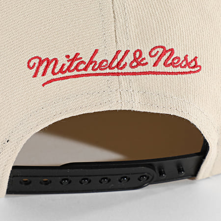 Mitchell and Ness - Casquette Snapback NBA Across The Board Chicago Bulls HS12832 Beige Noir
