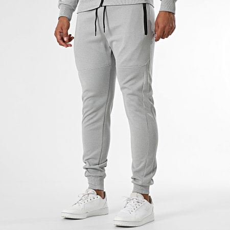 MTX - Ensemble Sweat Capuche Zippé Et Pantalon Jogging 231 Gris Chiné