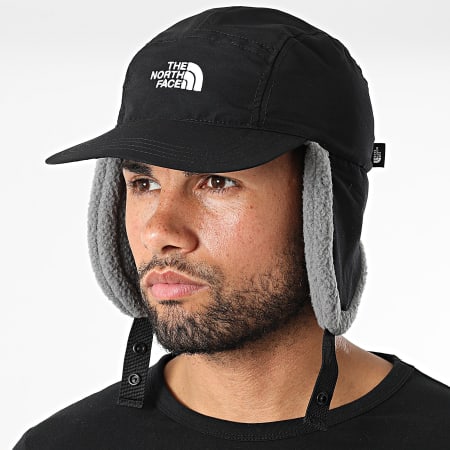 The North Face - Casquette Trappeur Polaire Yumiori A8CHU Noir Gris