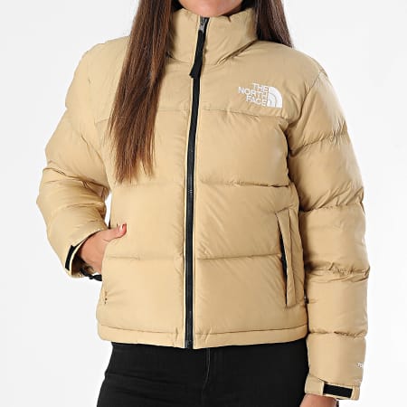 The North Face - Abrigo Nuptse Retro Mujer 1996 A3XEO Beige
