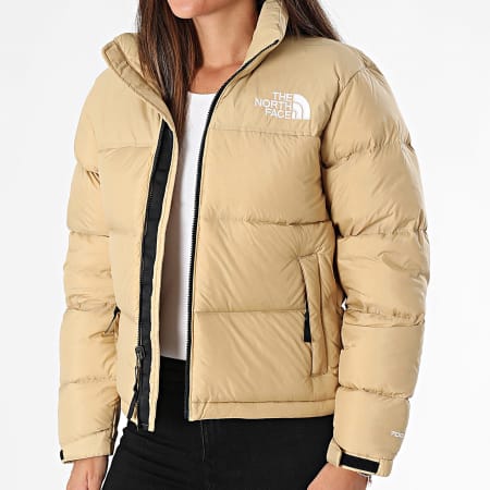 The North Face - Abrigo Nuptse Retro Mujer 1996 A3XEO Beige