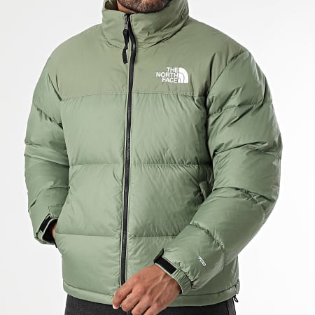 The North Face - Doudoune Capuche Retro Nuptse 1996 A3C8D Vert Kaki