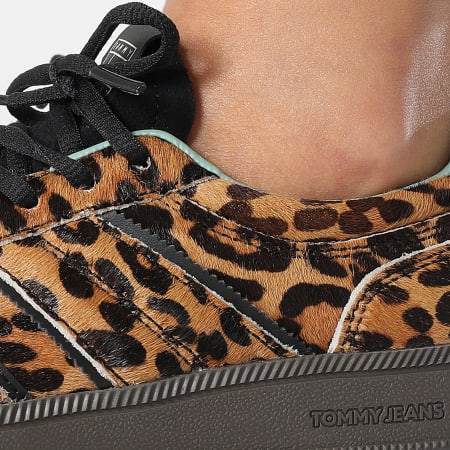 Tommy Jeans - The Greenwich Edge 2904 Marfil Leopardo Zapatillas Mujer