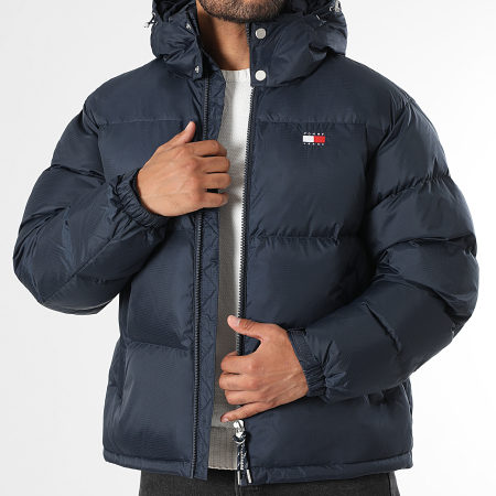Tommy Jeans - Doudoune Capuche Alaska Down Puffer 2036 Bleu Marine