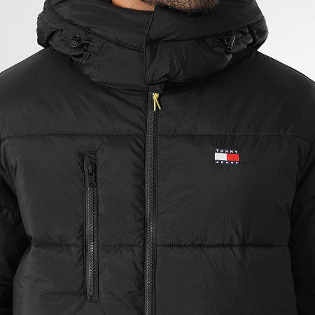 Tommy Jeans - Tommy Jeans -Doudoune Capuche Longue Vail Maxi 2256 Noir