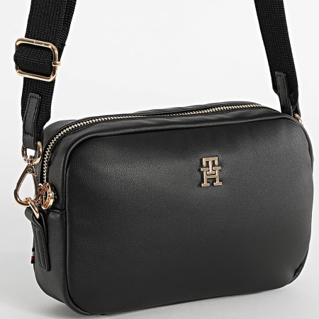 Tommy Hilfiger - Sac A Main Femme Popette 7702 Noir Doré