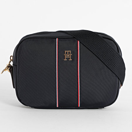 Tommy Hilfiger - Sacoche Popette Camera Bag 7710 Bleu Marine Doré