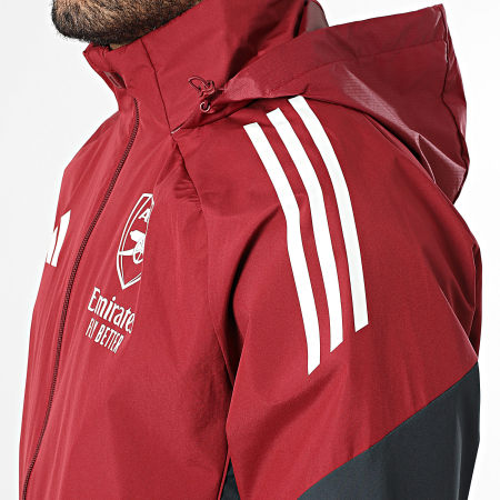 Adidas Sportswear - Arsenal Zipped Hooded Jacket JI9561 Bordeaux