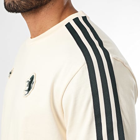 Adidas Originals - Tee Shirt A Bandes Juventus Terrace Icons JM8453 Beige Clair