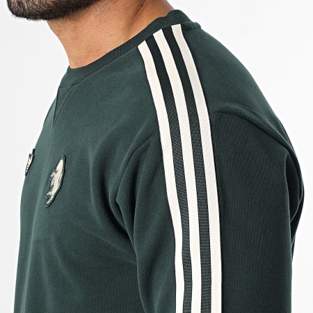 Adidas Sportswear - Sweat Crewneck A Bandes Juventus Icon JM9454 Vert Foncé