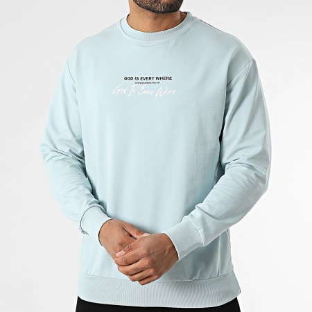 Classic Series - Sudadera de cuello redondo 094 Azul claro