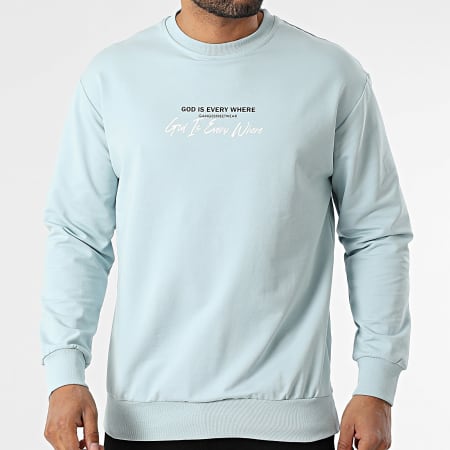 Classic Series - Sudadera de cuello redondo 094 Azul claro