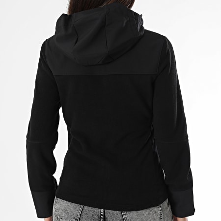 Comme Des Loups - Danube Vrouwen Zwart Rits Fleece Jas