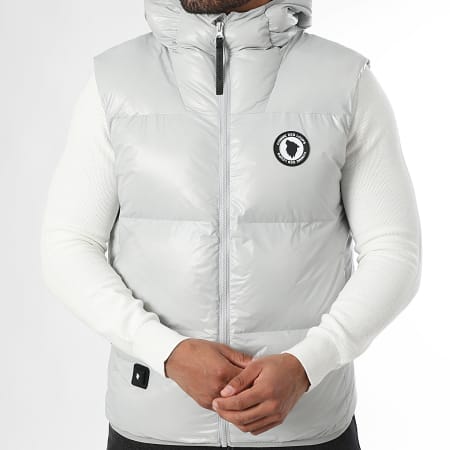 Comme Des Loups - Consolador gris sin mangas con capucha Seoul