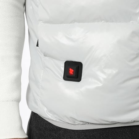 Comme Des Loups - Consolador gris sin mangas con capucha Seoul