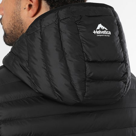 Helvetica - Chaqueta sin mangas con capucha Joker Negro