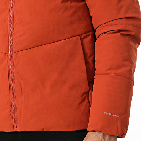 Jack And Jones - Doudoune Capuche Global Orange
