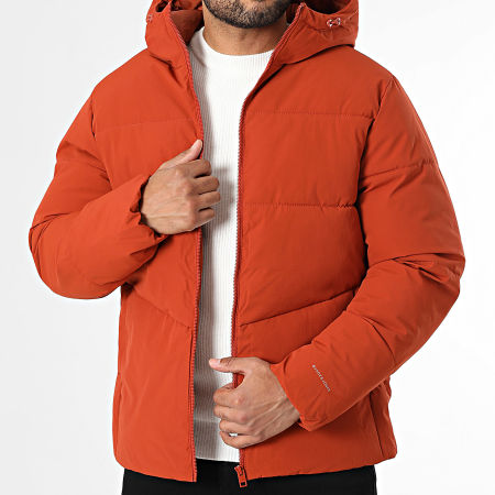 Jack And Jones - Doudoune Capuche Global Orange