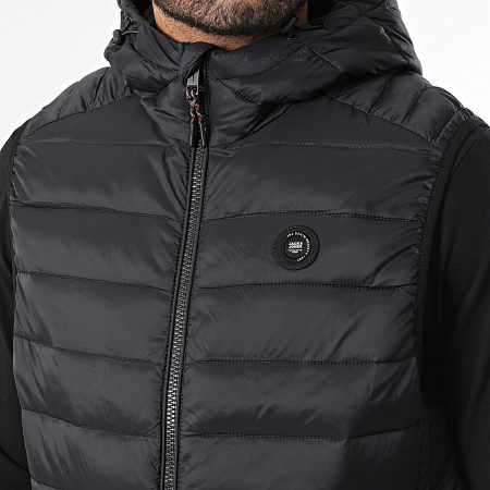 Jack And Jones - Chaqueta sin mangas con capucha Bradley Negra