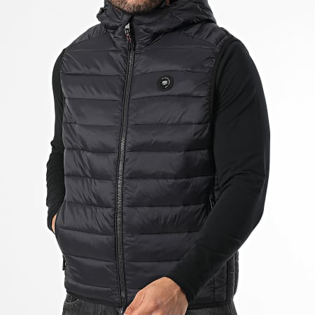 Jack And Jones - Chaqueta sin mangas con capucha Bradley Negra