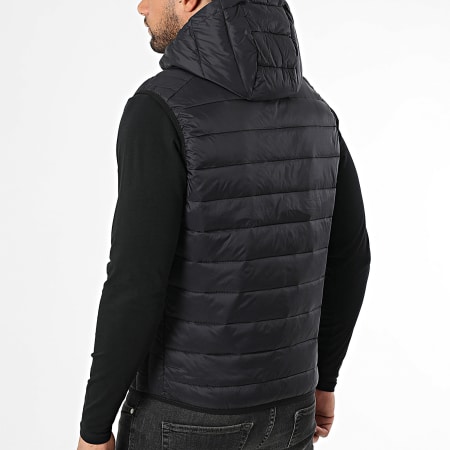 Jack And Jones - Chaqueta sin mangas con capucha Bradley Negra