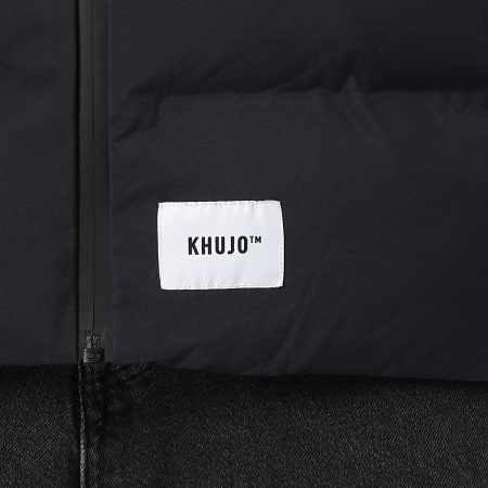 Khujo - Doudoune Capuche Silas 3 Bleu Marine