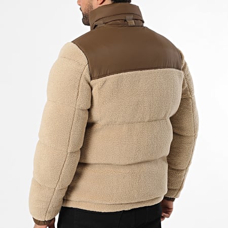 KZR - Doudoune Polaire Capuche 803 Beige Camel