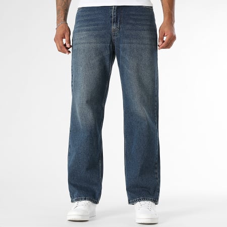 LBO - Juego de 2 vaqueros anchos 3883 3719 Raw Blue Denim