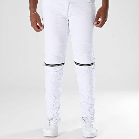 MTX - Jean Slim 188 Blanc