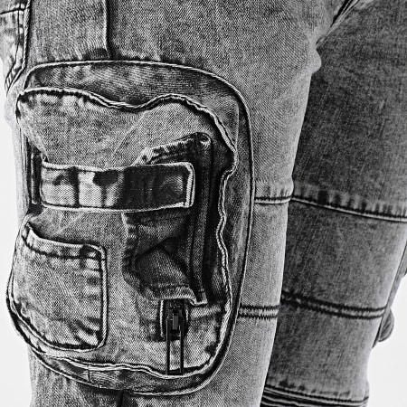 MTX - Pantalon Cargo Jean Slim 029 Gris CHiné