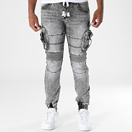 MTX - Pantalon Cargo Jean Slim 029 Gris CHiné