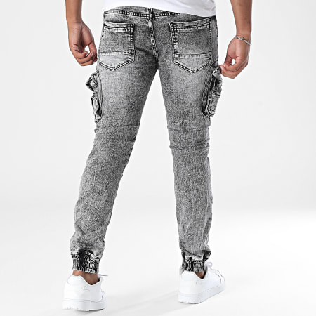 MTX - Pantalon Cargo Jean Slim 029 Gris CHiné